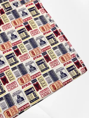 Star Wars, Movie Ticket Stub | Licensed Quilting Cotton | 112cm wide