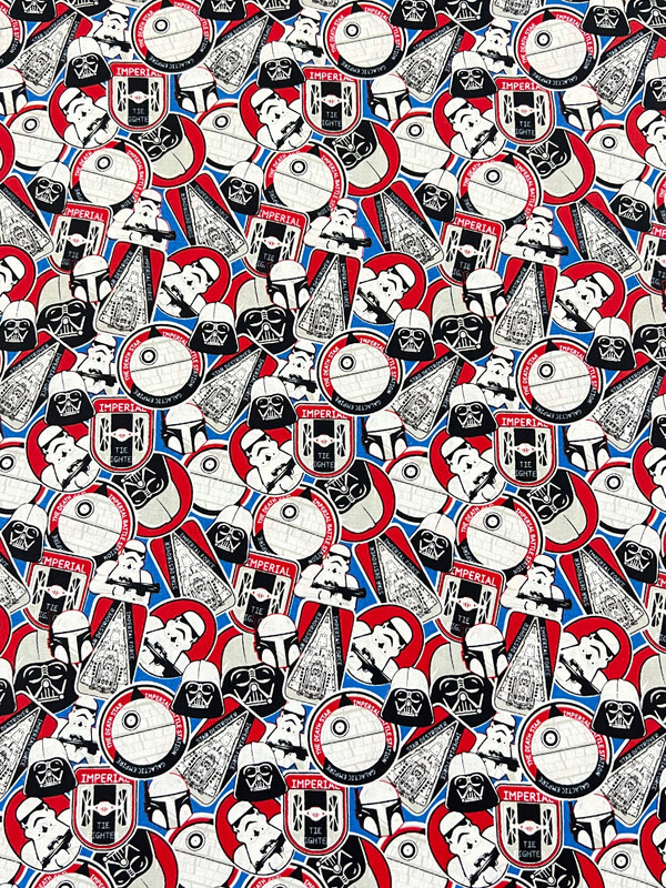 Star Wars, Badges Toss | Licensed Quilting Cotton | 112cm wide