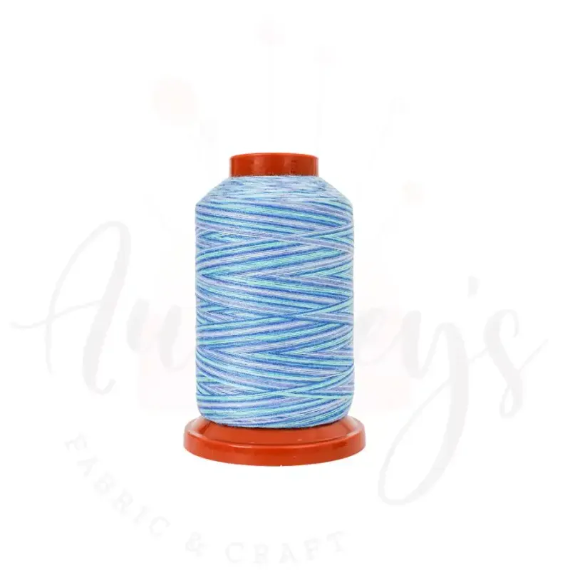 S02 | Multicoloured All-Purpose Sewing &amp; Overlocking Variegated Thread | 1000m Spool