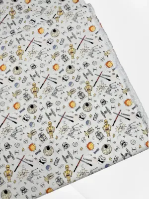 Star Wars Astro Pew Pew | Licensed Quilting Cotton | 112cm wide