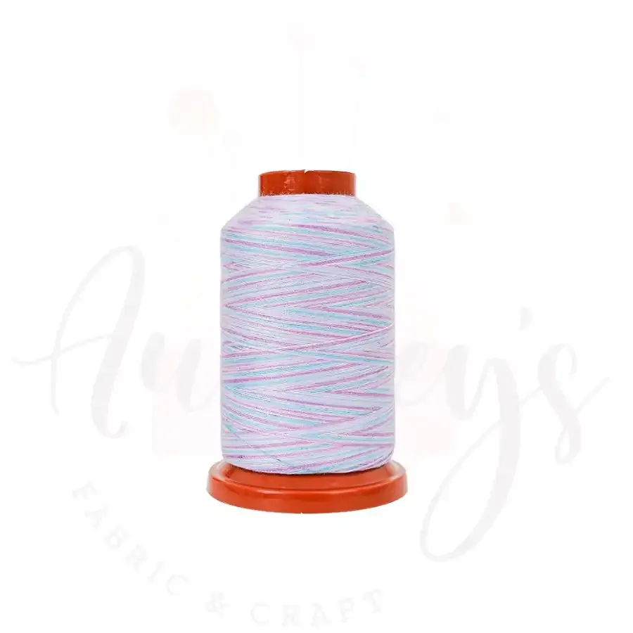 S56 | Multicoloured All-Purpose Sewing &amp; Overlocking Variegated Thread | 1000m Spool