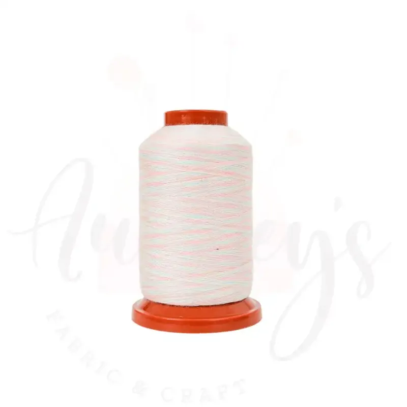 S54 | Multicoloured All-Purpose Sewing &amp; Overlocking Variegated Thread | 1000m Spool