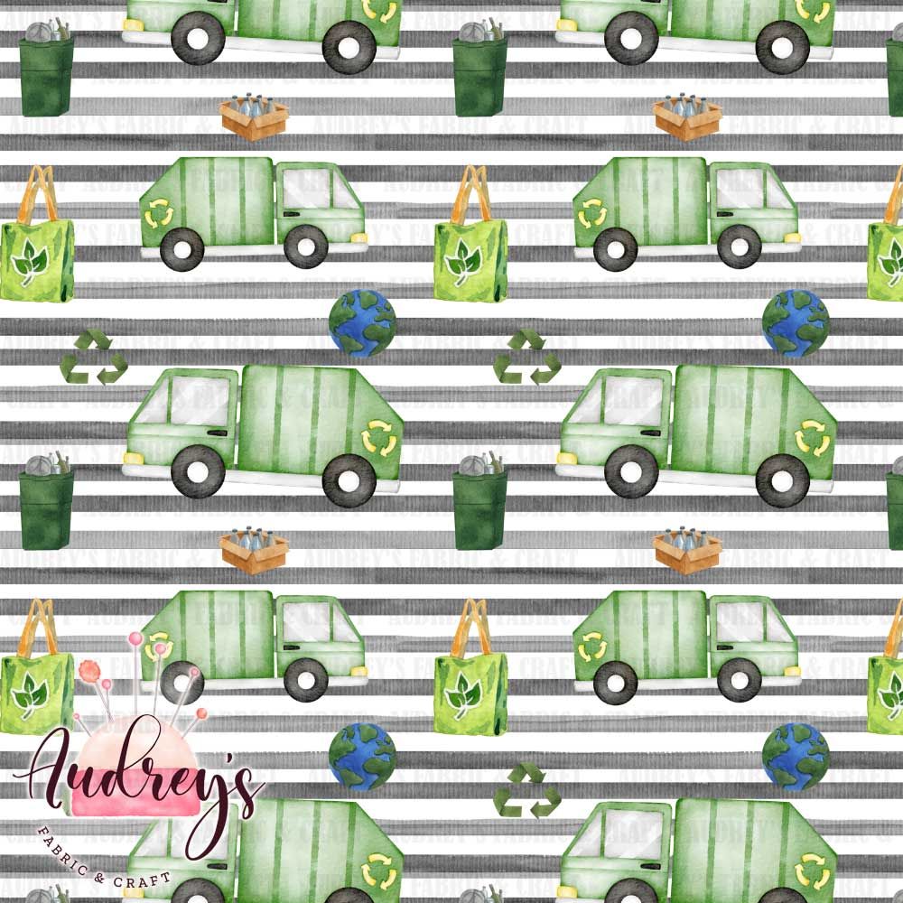 Watercolour Recycling Trucks | PRE-ORDER | Choose Your Own Base