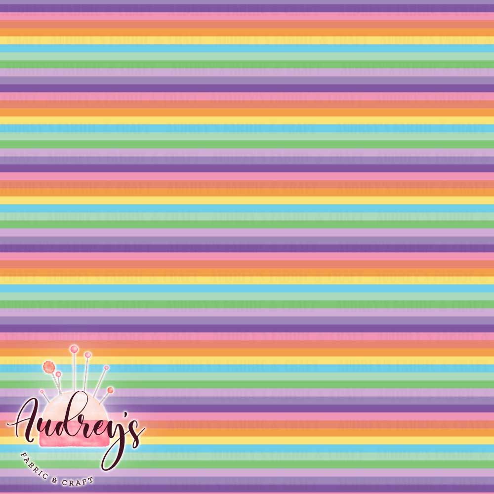 Vibrant Rainbow Stripes | PRE-ORDER | Choose Your Own Base