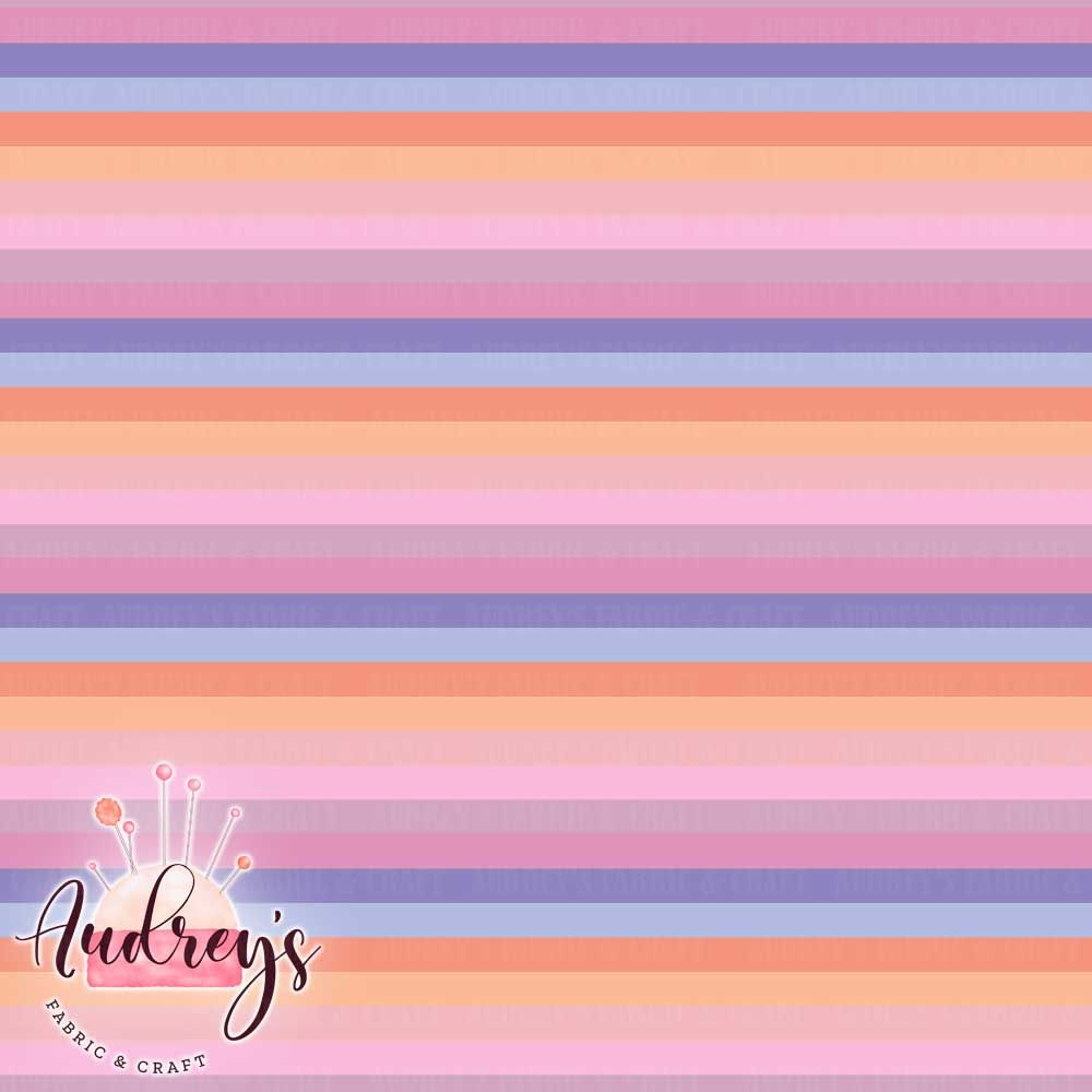 Pastel Sunset Stripes | PRE-ORDER | Choose Your Own Base