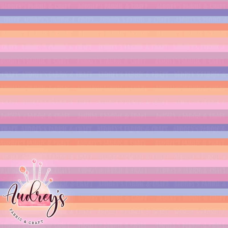 Pastel Sunset Stripes | PRE-ORDER | Choose Your Own Base
