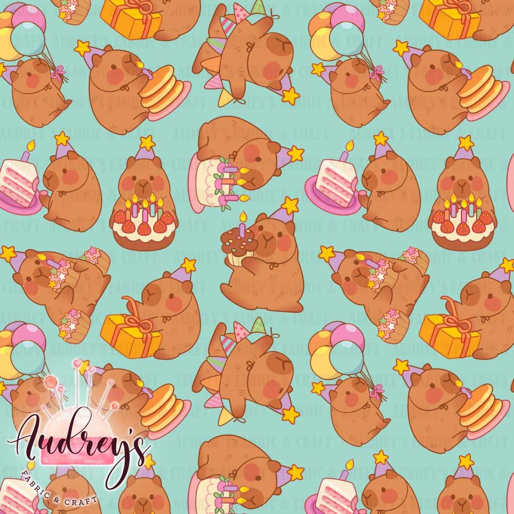 Capybara Birthday Party | PRE-ORDER | Choose Your Own Base