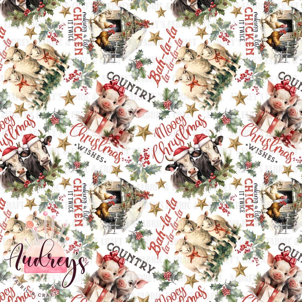 Country Christmas Farmyard | PRE-ORDER | Choose Your Own Base