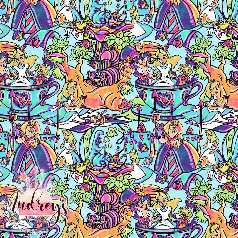 Wonderland Tea Party, Neon | PRE-ORDER | Choose Your Own Base