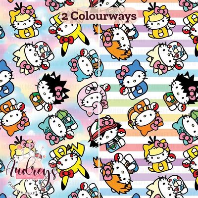 Hello Kitty Pokemon Mashup | PRE-ORDER | Choose Your Own Base