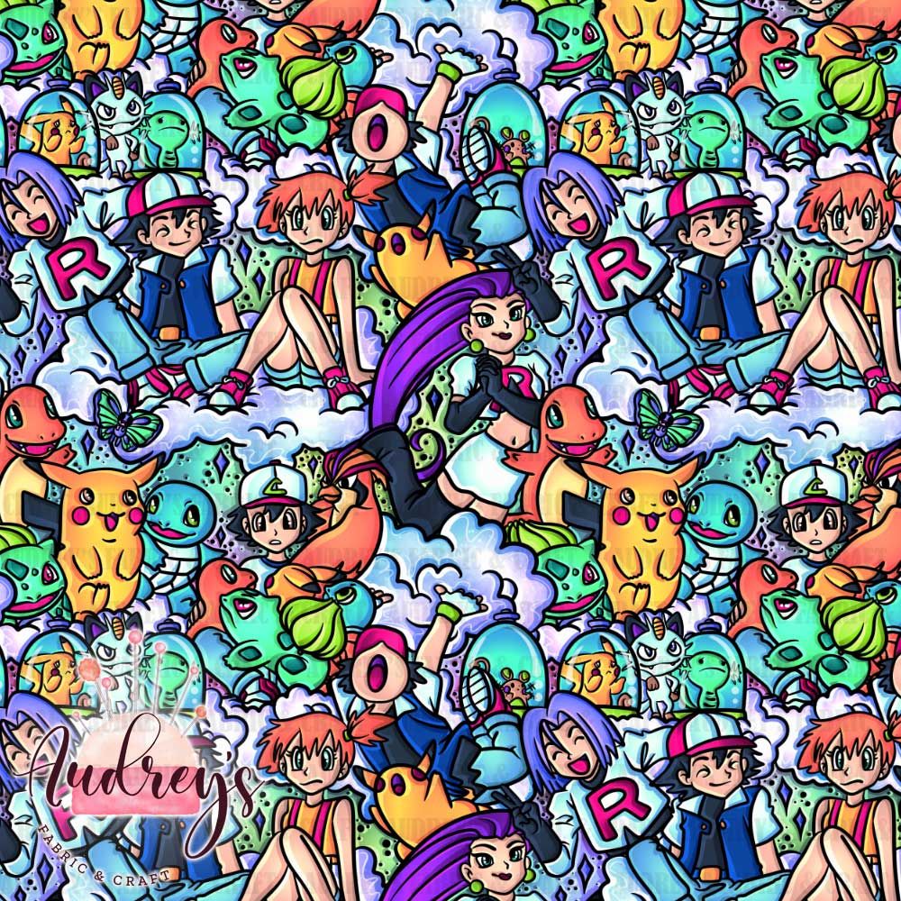 Pokemon Trainer Doodle | PRE-ORDER | Choose Your Own Base
