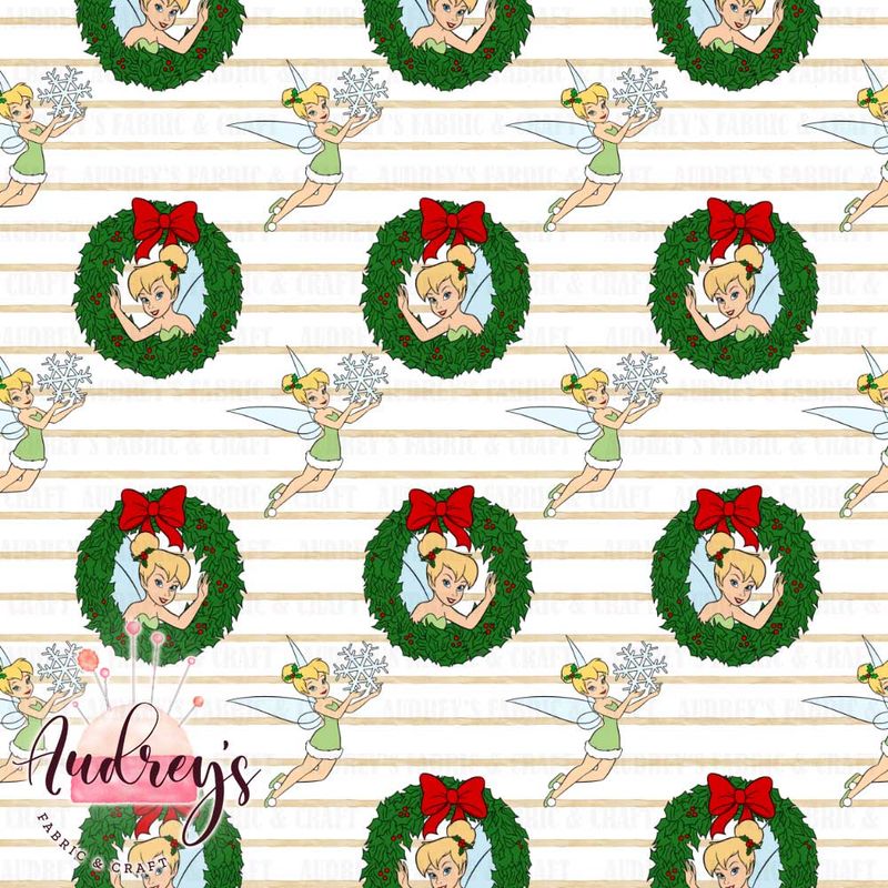 Christmas Tinkerbell Wreaths | PRE-ORDER | Choose Your Own Base