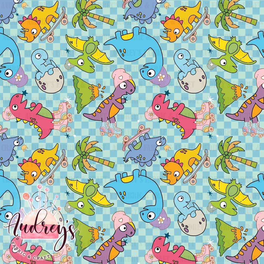Retro Skater Dinosaurs | PRE-ORDER | Choose Your Own Base
