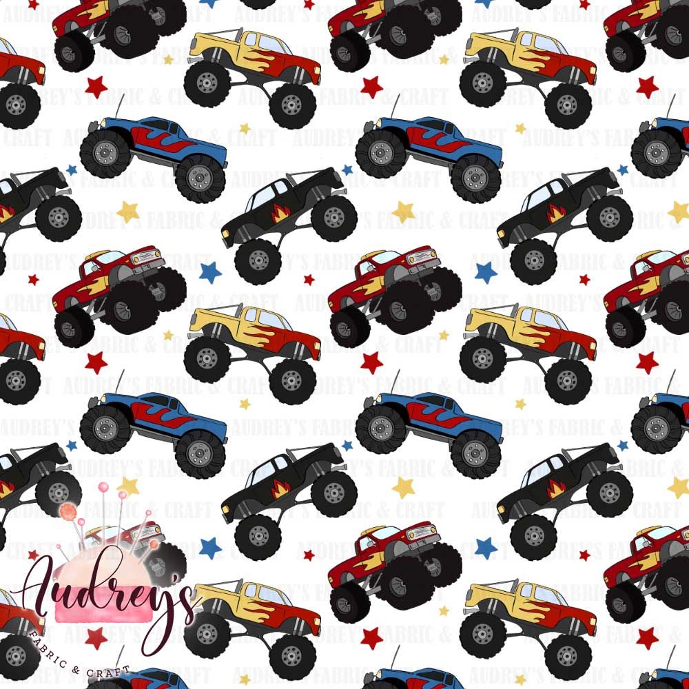 Fiery Monster Trucks | PRE-ORDER | Choose Your Own Base