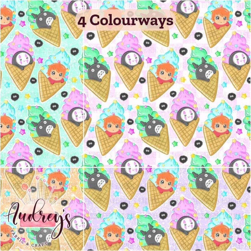Ghibli Icecream Cones | PRE-ORDER | Choose Your Own Base