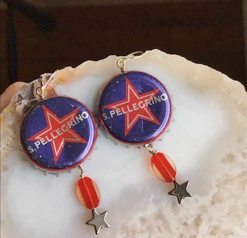 Bottle Cap Earrings