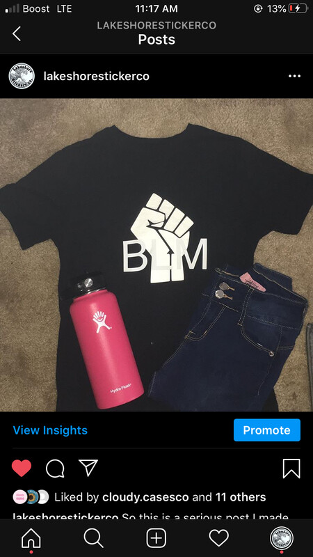 Black lives matter tshirt