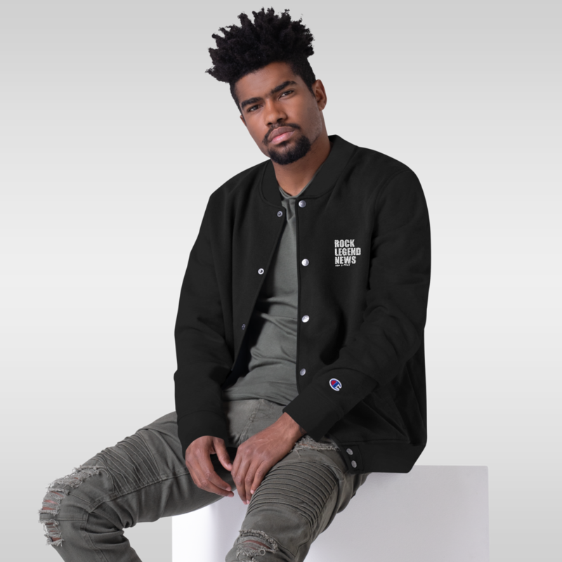 Rock Legend News Embroidered Jacket