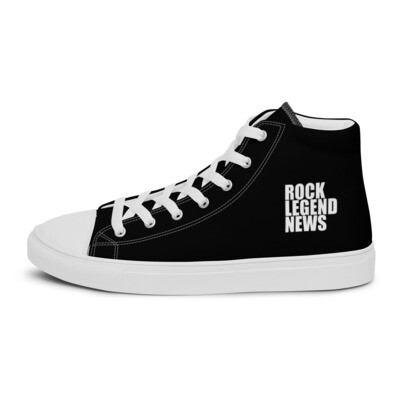 Rock Legend News Men’s High Top Canvas Shoes