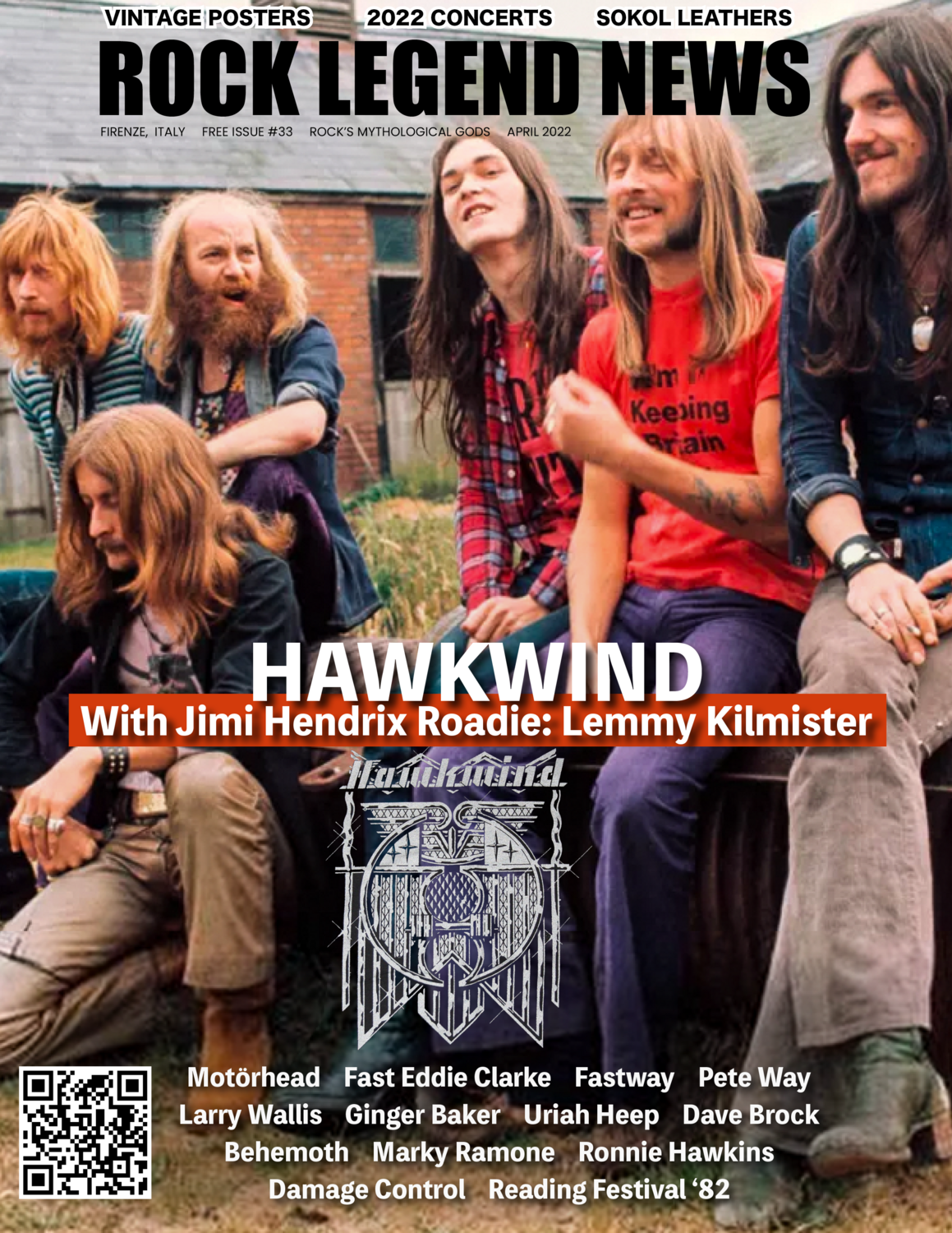 ​Issue 33 - Hawkwind With Lemmy - Digital Download Magazine