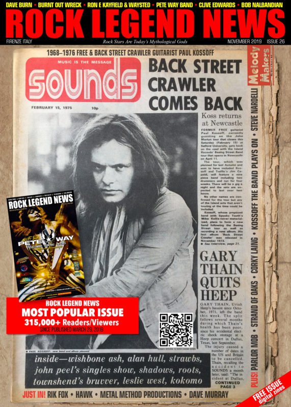 Issue 26 - Free Guitarist Paul Kossoff - Digital Download Magazine