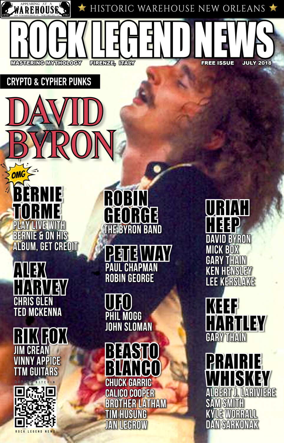Issue 16 - David Byron of Uriah Heep - Digital Download Magazine