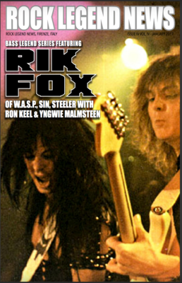 Issue 5 - Rik Fox, Steeler, Sin, Yngwie Malmsteen, Wasp -  Digital Download Magazine