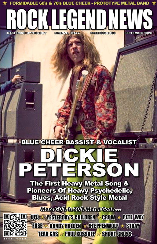 Issue 30 - Dickie Peterson With Blue Cheer - Digital Download Magazine
