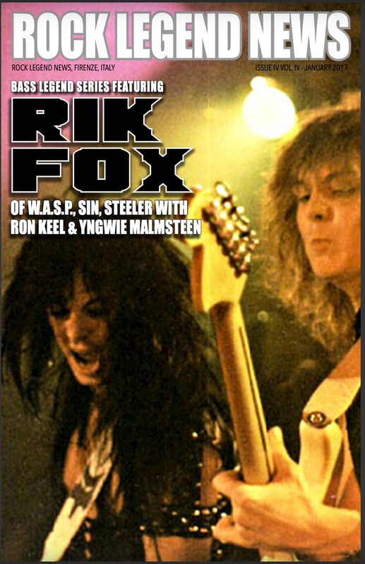 Issue 5 - Rik Fox, Steeler, Sin, Yngwie Malmsteen, Wasp -  Digital Download Magazine