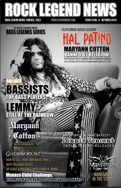 Issue 3 - Hal Patino King Diamond and Maryann Cotton - Digital Download Magazine