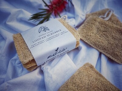 Natural Loofah Scrubber (Pack of 3)