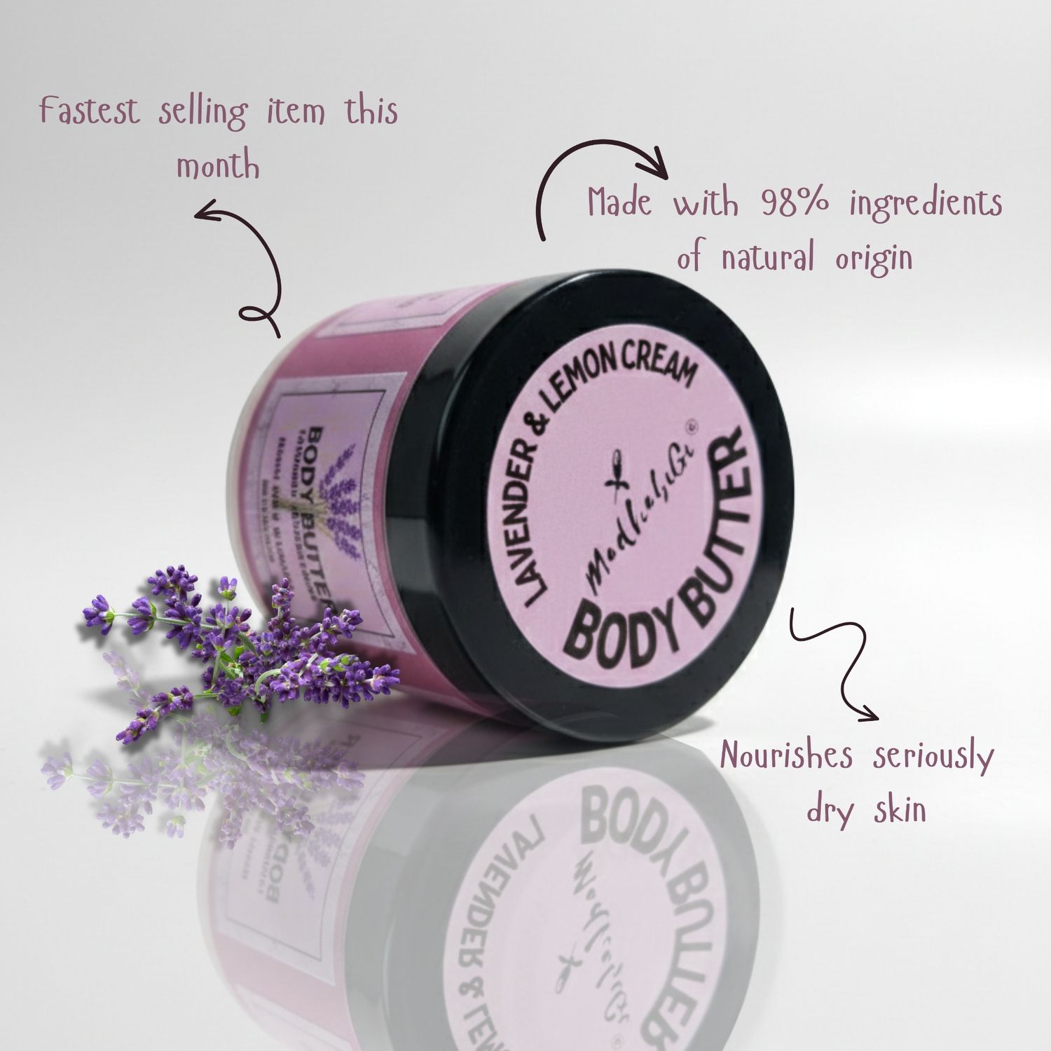 Shea &amp; Mango Body Butter (with Lavender &amp; Lemon) 