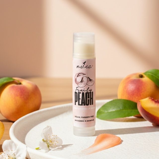 Peach Organic Lipbalm