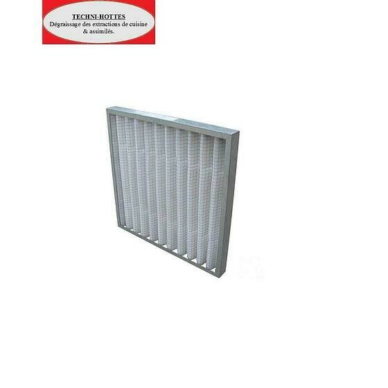 Filtre plissé cadre inox