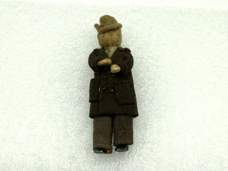Antique Dollshouse Figure.