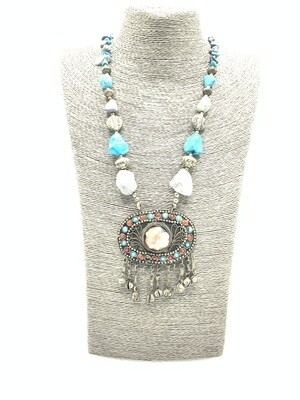 Fabulous Vintage Native American Handmade Necklace