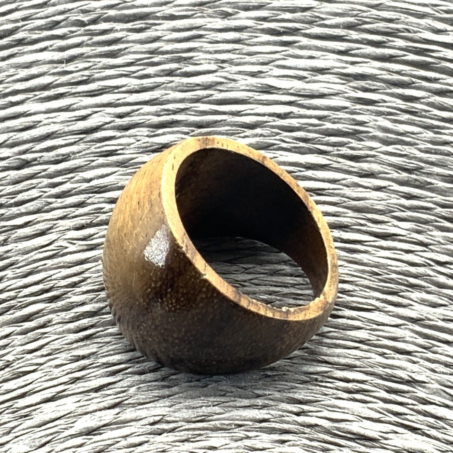 Handcrafted Amazon Rainforest Wooden Ring.