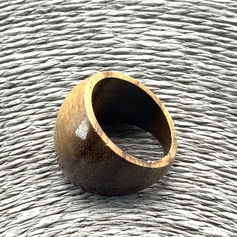 Handcrafted Amazon Rainforest Wooden Ring.