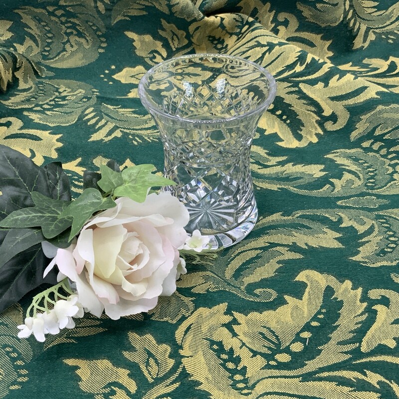 Lovely Cut Lead Crystal Posy Vase