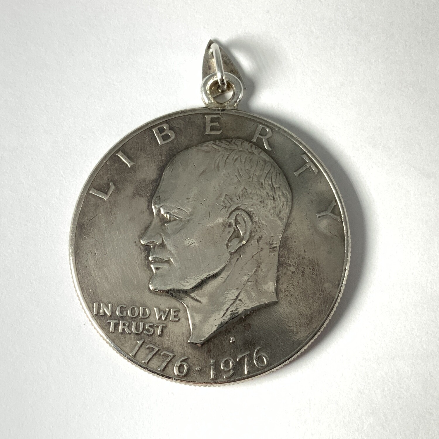 Bicentennial Liberty Dollar with attached Bale.