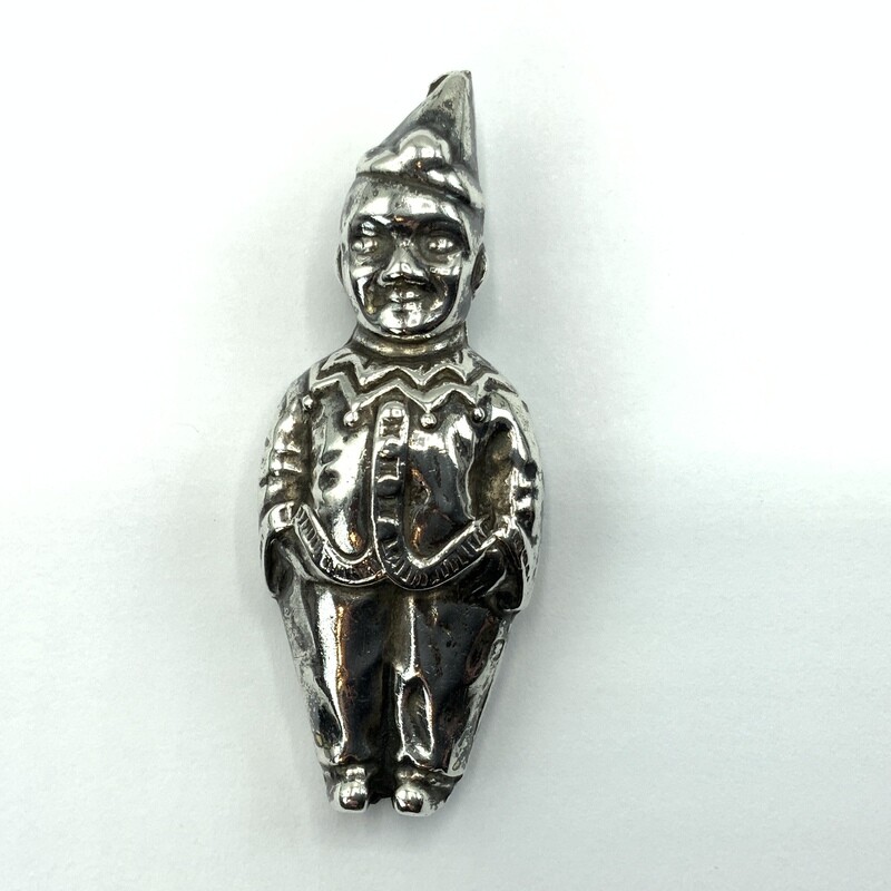 Antique Sterling Silver Rattle Top.