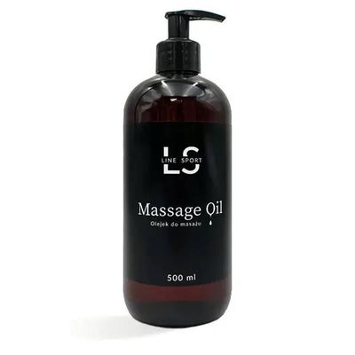 LineSport-hierontaöljy 500 ml – tuotekuva valkoisella taustalla ammattilais- ja kotikäyttöön