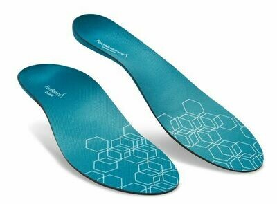 Kaksi FootBalance QuickFit Balance -pohjallista etuviistosta kuvattuna – valkoinen tausta