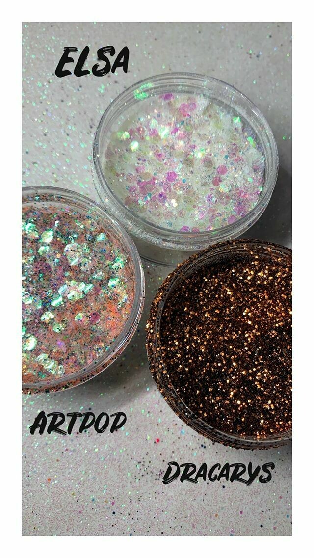 GLITTERS - ESCAMAS - PIGMENTOS