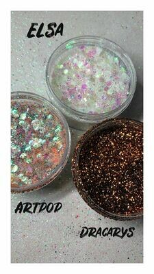 GLITTERS - ESCAMAS - PIGMENTOS