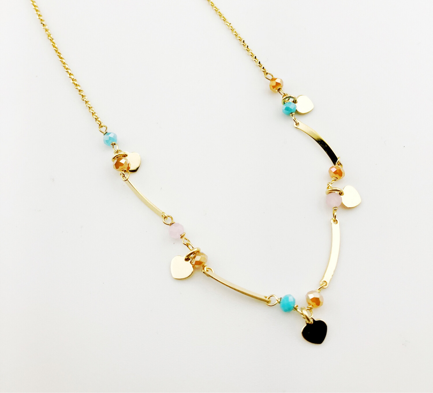 Collar corazones