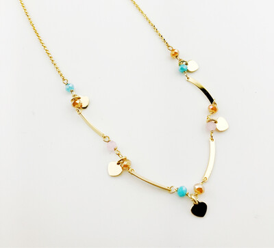 Collar corazones