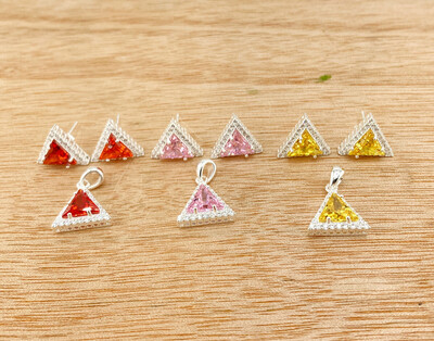 Conjunto de arete y dije