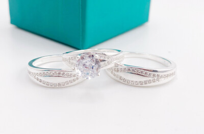 Anillo trío de matrimonio