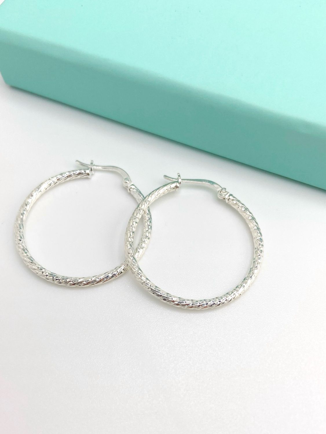 Argollas con textura